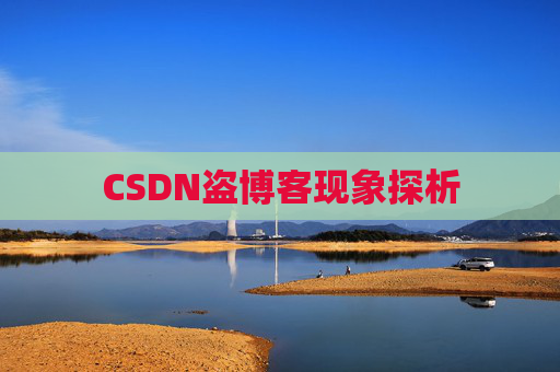 CSDN盗博客现象探析 CSDN盗博客现象探析
