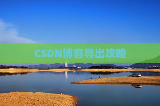 CSDN博客导出攻略
